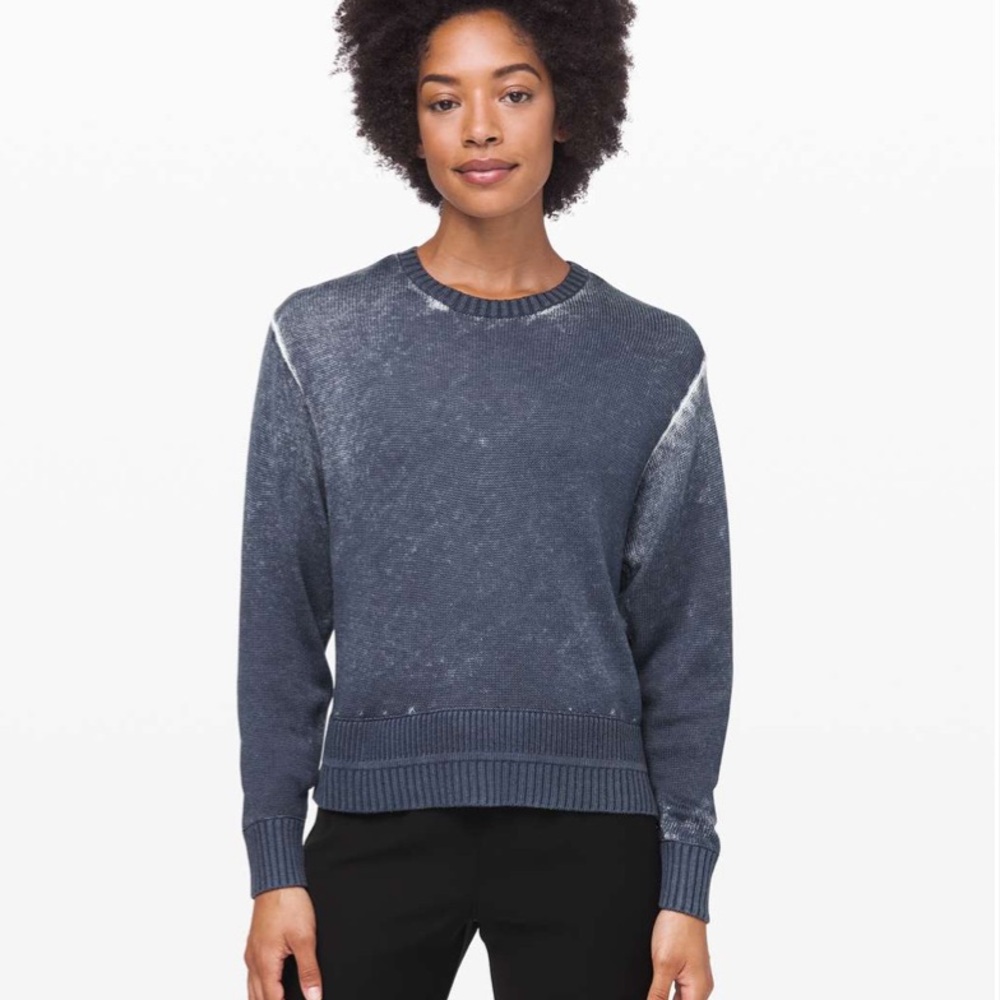 Lululemon Hazy Day Sweater in Shadow Blue/Almost Blue